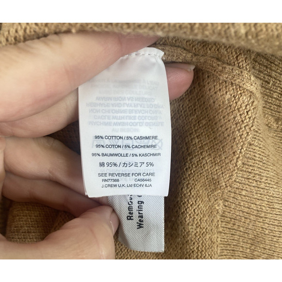 J Crew Sweater Mens Size Large Cotton Cashmere Preppy Office Academia Cardigan - Picture 7 of 12